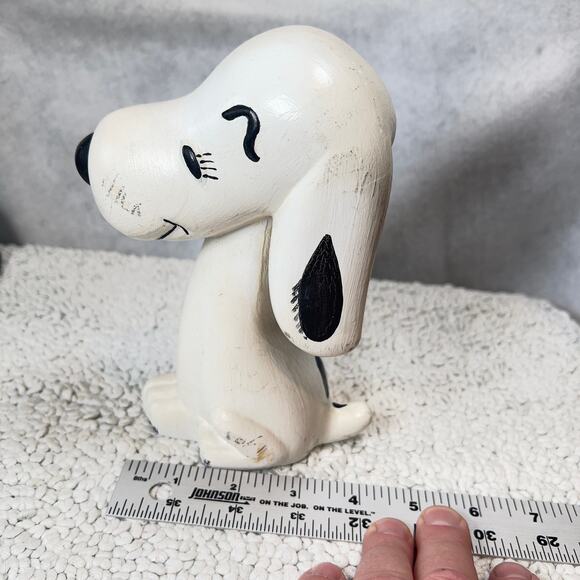 Peanuts Snoopy Vintage Hand Painted Ceramic RARE 1968 Shultz Charlie Brown - Picture 6 of 12